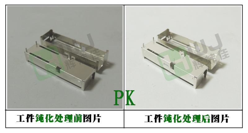 輝煒佳鋅合金鈍化效果